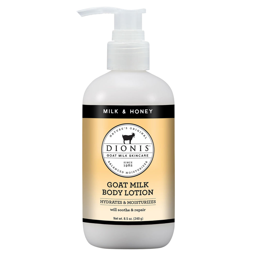 Dionis Lait de chèvre et miel, bouteille prête à hydrater quotidiennement.