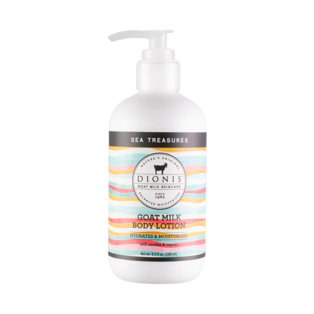 Lotion pour le corps Dionis Trésors de la Mer, bouteille prête à hydrater.