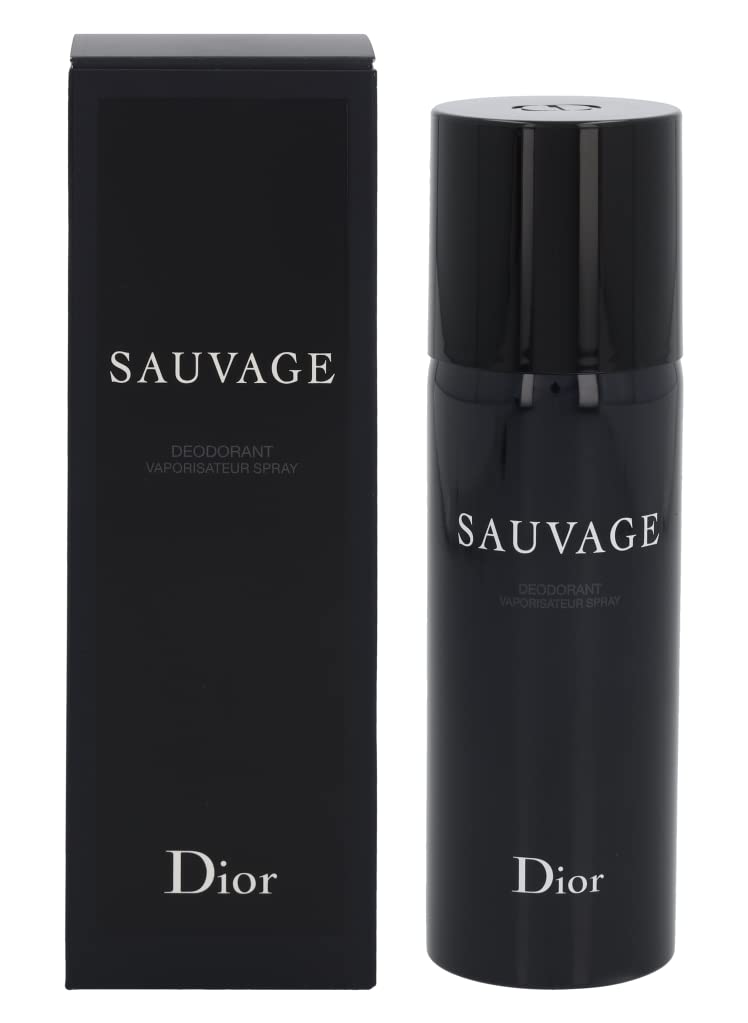 Dior Sauvage déodorant en spray: parfum frais et tenue longue durée.