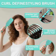DiorSun brosse boucles dents precis pour separer et definir chaque meche.