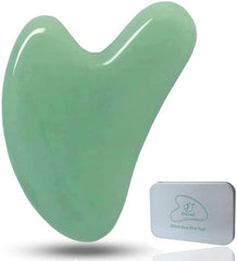 Ditind Gua Sha en pierre de jade – massage visage et détente améliorée grâce à la circulation