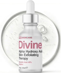 Divine Derriere Sérum Mandelique amande clair: bouteille visible, peau plus nette.