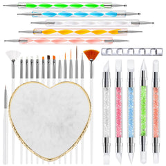 Kit DIYCICO : ensemble 27 pièces pour décoration des ongles à domicile.
