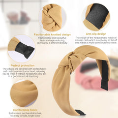 Matière-knit douce DiyJibb, bandeau durable qui garde sa forme toute la journée.