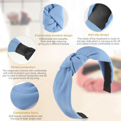 Bandes DiyJibb torsadé classique, accessoire mode polyvalent