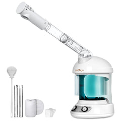 Steamer DKURQG visage avec ouverture large facilitant le nettoyage en profondeur.