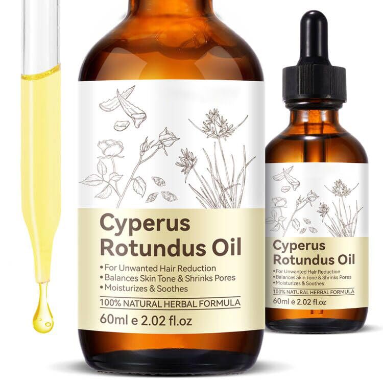 Huile Cyperus Rotundus DLOMFVFQ – bouteille pratique pour application ciblée.