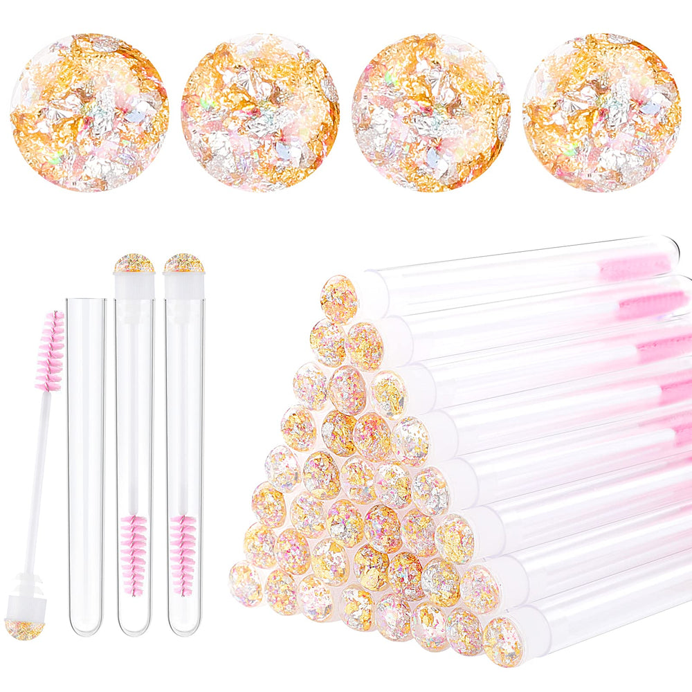 Brosse cils Dming couleur rose, pratique pour préparer les extensions.
