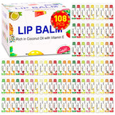 Baume à lèvres DMSKY 108-pack avec 12 saveurs, hydratation douce