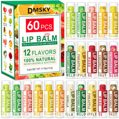 Dmsky lip balm bulk packaging shown, ideal for gifting or bulk home use.