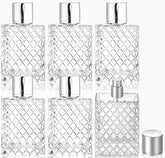 Bouteille spray parfum 100 ml DMuuuDM carrée avec pulvérisation fine