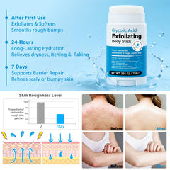 DNQYWODQ bâton exfoliant corps zone bikini sensible et apaisante