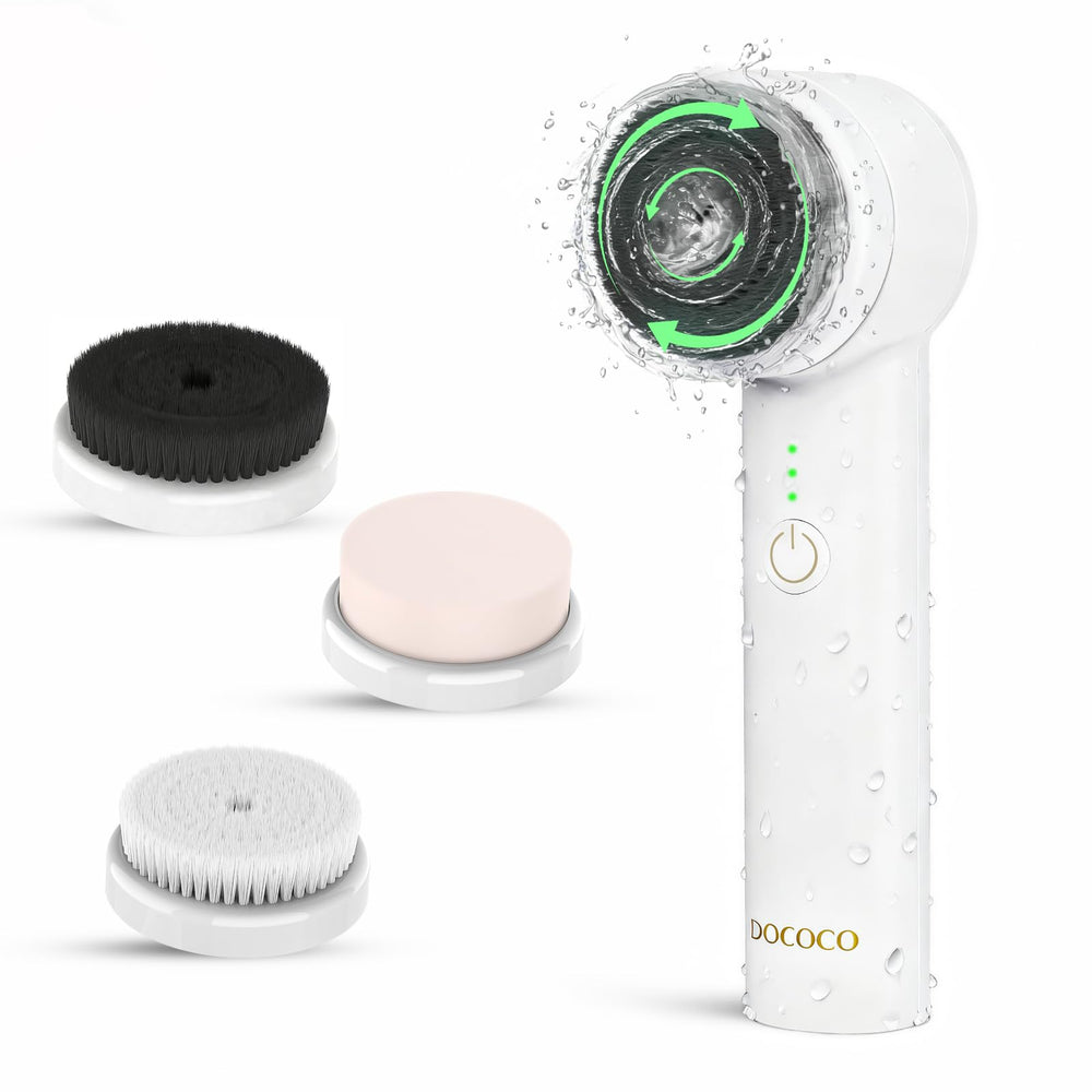 DOCOCO brosse-visage rotation-double pour nettoyage en profondeur des pores
