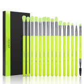 Ensemble Docolor 15 pinceaux yeux – ensemble professionnel pour rendu précis des ombres.