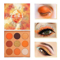 Docolor Palette Ombres Orange Gemme: couleur vive et éclat lumineux.