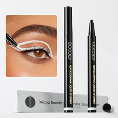 Docolor stylo liner blanc, trace9 net et longue tenue.