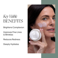 Texture soyeuse de Doctor Rogers Crème Visage, absorption rapide.