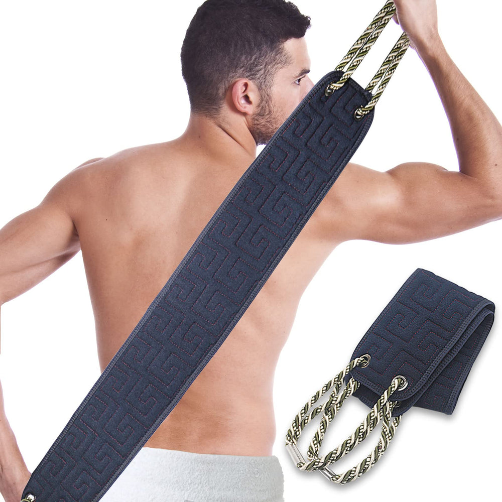 Dodiff brosse-dos exfoliante atteint tout le dos facilement pendant la douche.