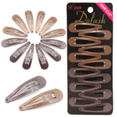 Dofash clip-cheveux anti-glisse brun clair, maintien sûr pour cheveux fins.