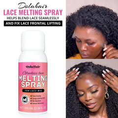 Dolahair Vaporisateur Fusion Dentelle – application sur le bord de dentelle pour fini naturel.