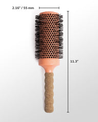 Barillet ventilé de la Brosse Dom Dom #6 favorise un séchage efficace et volume.