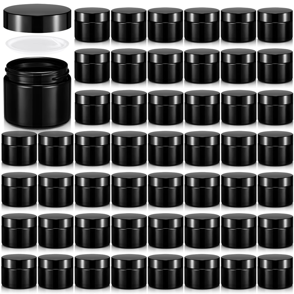 Domensi pot en verre 2 oz ensemble de 48 pour rangement.