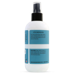 Don Juan Spray Coiffant Sel Marin: texture et volume visibles après application sur les cheveux.