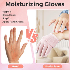 Gants Donfri – main avec lotion, soin hydratant prêt à être porté