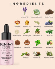 Donna's Recipe par Tabitha Brown – massage-cuir-chevelu, stimulation de la circulation et détente.