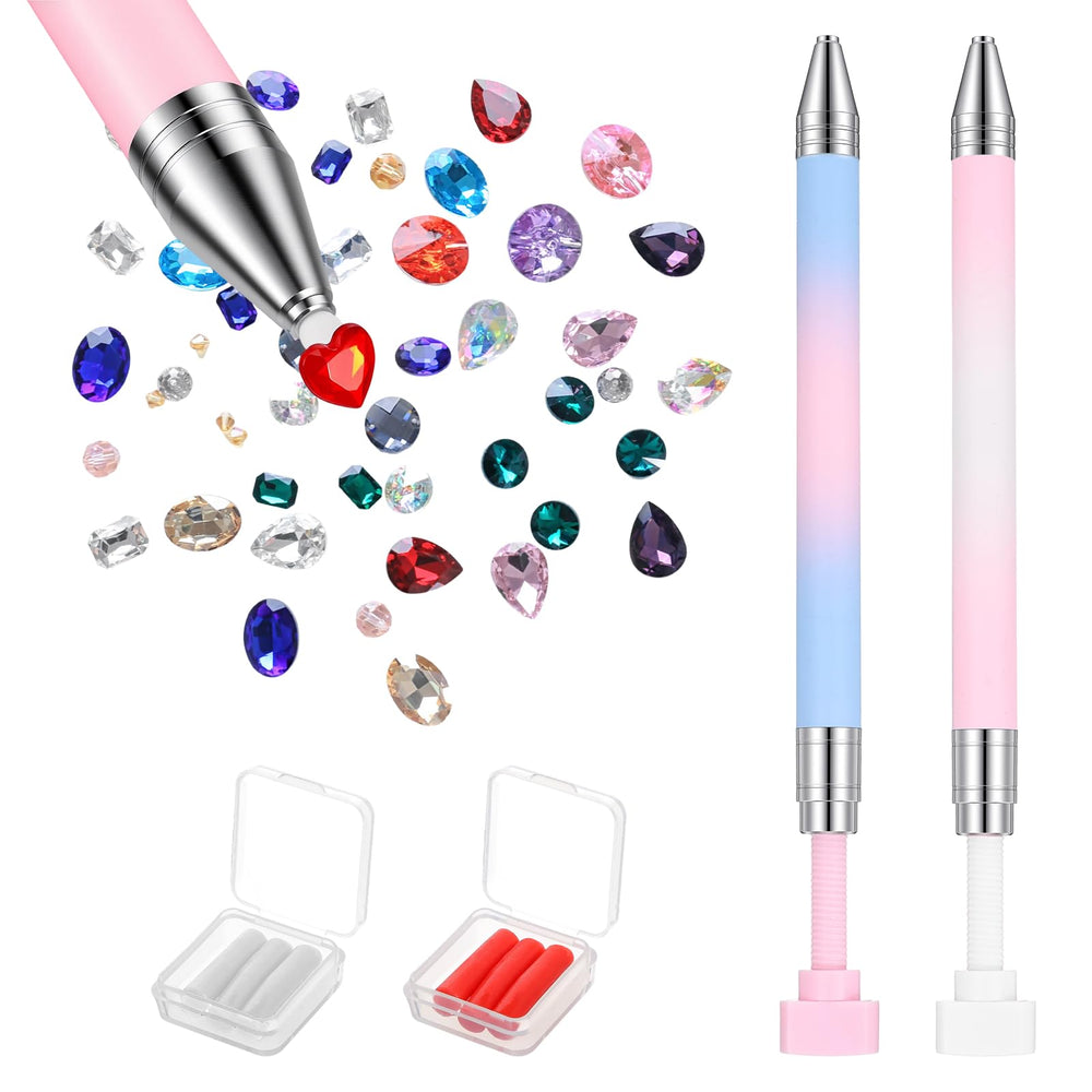 DOPENSPI stylo sélection strass, duo de 2 pièces pour pose précise