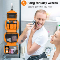 dopobo Trousse de toilette avec poches en filet pour séparation.