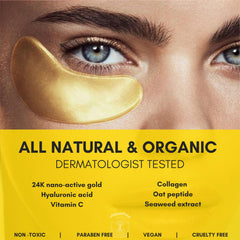 Patchs yeux Doppeltree collagène: lissent les ridules autour des yeux.