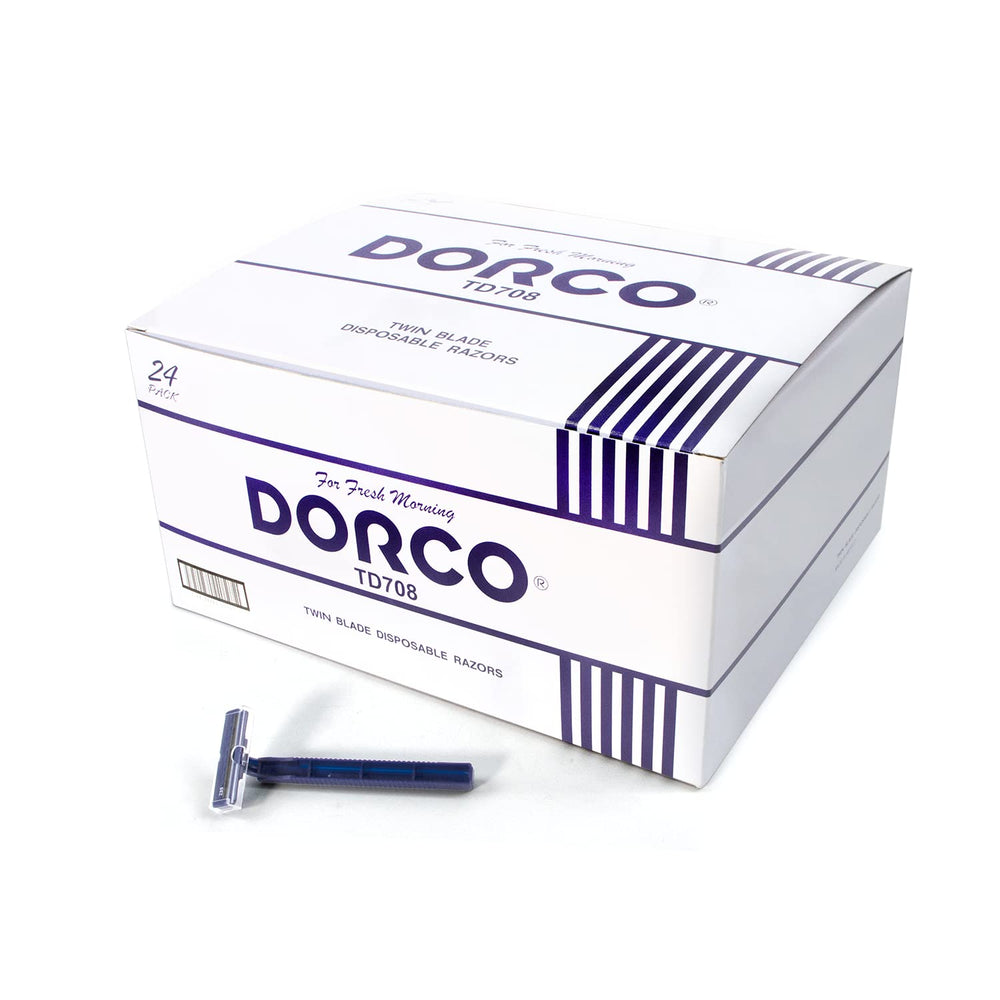 Dorco Fresh double-lames ensemble de rasoirs jetables prêt à l'emploi quotidien.