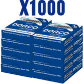 Lames Dorco à tranchant simple dans une boîte, rasage net potentiel et confortable.