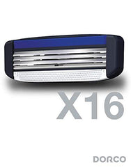 Dorco Pace 3: plateforme de lames angulee pour meilleure precision.