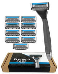 Dorco Pace 4 Pro – rasoir Manche pour prise en main confortable et rasage fluide