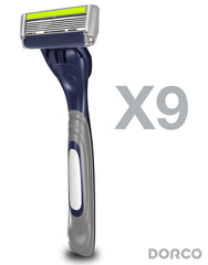 Dorco Pace 6 Plus : lames 6 et revêtement dur pour une coupe durable