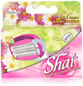 Dorco Shai avec 6 lames, cartouche rasoir pour un rasage précis et confortable.