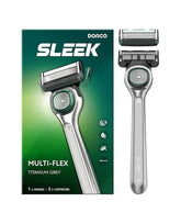 Dorco SLEEK 6 Blade avec manche matte pour une prise en main stable et confortable.