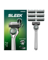 DORCO SLEEK 6 rasoir avec manche mat pour un rasage précis.