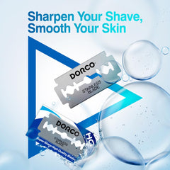Dorco ST300: emballage compact facilitant le rangement des lames.
