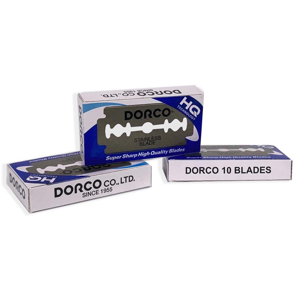 Lames Dorco ST300 dans l'emballage prêt à l'emploi pour une utilisation rapide.