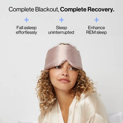 Dore & Rose masque-sommeil-soie-23-momme design leger : voyage facile