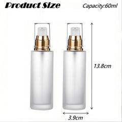 Doromy cap-verre clair pour pompe, bouchon élégant et hermétique.