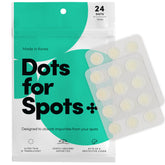Dots for Spots – emballage des pansements translucides, prêts à l’emploi, discret et efficace.