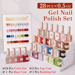 Double Rhythm – base et top gel inclus pour une manucure durable.