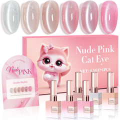Kit Double Rhythm avec six teintes identiques en bouteille de 15 ml pour manucure maison