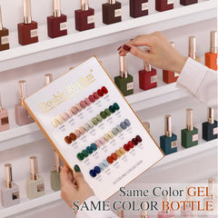 Double Rhythm gel de construction transparent, renforçant les ongles.