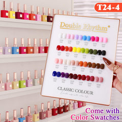 Top gel transparent Double Rhythm, fini brillant et durable.
