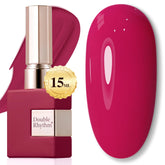Vernis gel Double Rhythm 15 ml, bouteille pratique pour domicile.